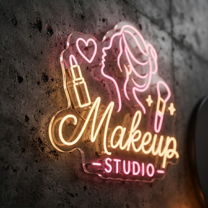 Makeup Studio Neon Sign Beauty Salon LED Light Makeup Room Wall Decor Beauty Bar Sign Aesthetic Studio Decor Salon Business Sign Gift