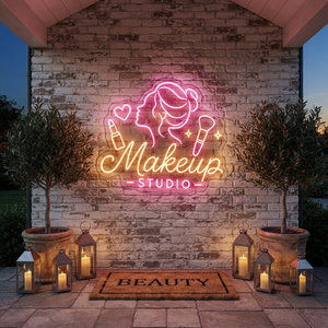 Makeup Studio Neon Sign Beauty Salon LED Light Makeup Room Wall Decor Beauty Bar Sign Aesthetic Studio Decor Salon Business Sign Gift