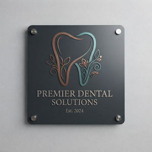 Dental Office Metal Sign, Custom Dentist Clinic Wall Decor, Personalized Dental Clinic Sign, Dentist Office Decor, Reception Sign, Clinic Art