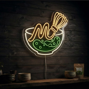 Matcha Neon Sign, Custom Neon Sign Matcha Bar Decor, Personalized Tea Lover Gift, Green Tea Wall Art, Kitchen Decor, Cafe Sign, Matcha Lover