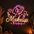 Makeup Studio Neon Sign Beauty Salon LED Light Makeup Room Wall Decor Beauty Bar Sign Aesthetic Studio Decor Salon Business Sign Gift