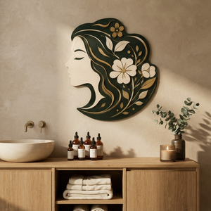 Beauty Spa Sign Metal Wall Art Aesthetic Salon Decor Esthetician Gift Facial Studio Sign Skincare Decor Wall Hang Interior Art