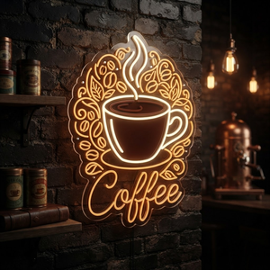 Coffee Neon Sign, Custom Neon Sign Coffee Bar Decor, Personalized Coffee Shop Sign, Kitchen Wall Art, Coffee Lover Gift, Cafe Sign, Espresso Decor