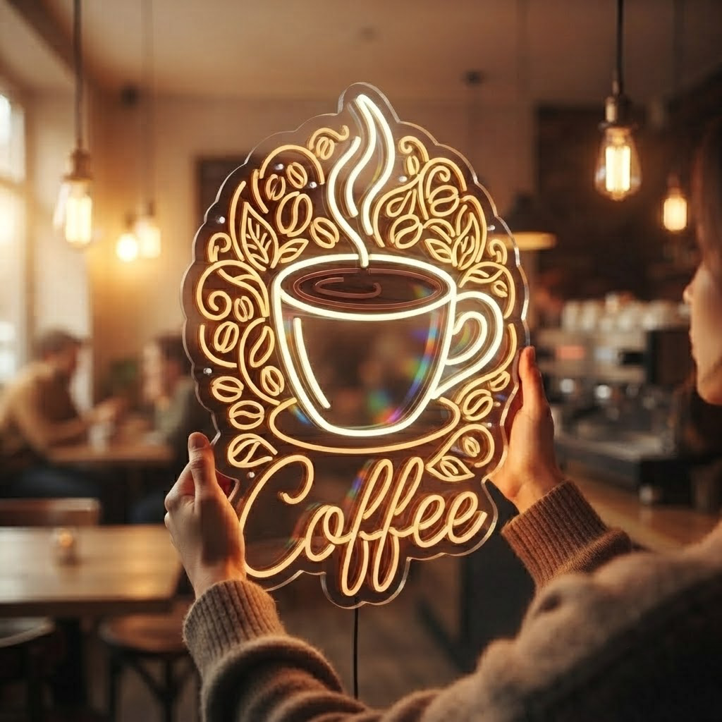 Coffee Neon Sign, Custom Neon Sign Coffee Bar Decor, Personalized Coffee Shop Sign, Kitchen Wall Art, Coffee Lover Gift, Cafe Sign, Espresso Decor
