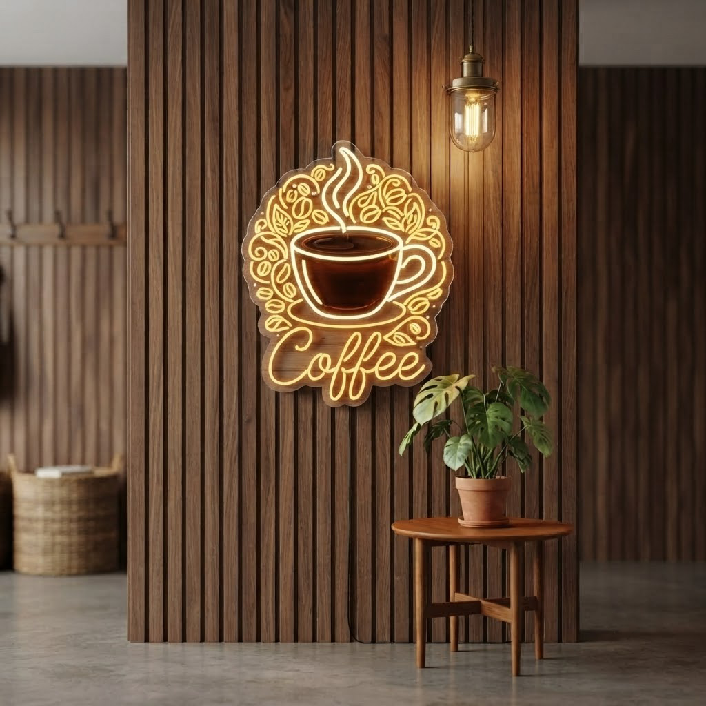 Coffee Neon Sign, Custom Neon Sign Coffee Bar Decor, Personalized Coffee Shop Sign, Kitchen Wall Art, Coffee Lover Gift, Cafe Sign, Espresso Decor