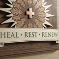 Heal Rest Renew Sign, Wellness Center Decor, Medical Office Wall Art, Therapist Office Sign, Mental Health Decor