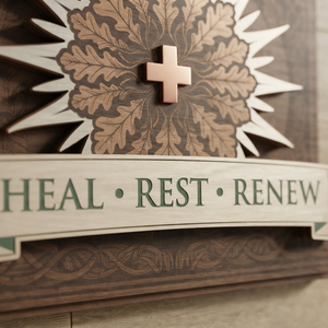 Heal Rest Renew Sign, Wellness Center Decor, Medical Office Wall Art, Therapist Office Sign, Mental Health Decor