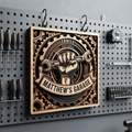 Personalized Garage Sign, Custom Wooden Tool Sign, Matthew's Garage Decor, Mechanic Wall Art, Dad Workshop Gift, Handyman Sign